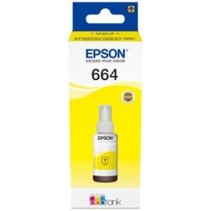 Original Epson T6644 Amarillo - Botella de Tinta C13T664440