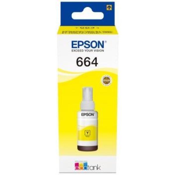 Original Epson T6644 Amarillo - Botella de Tinta C13T664440
