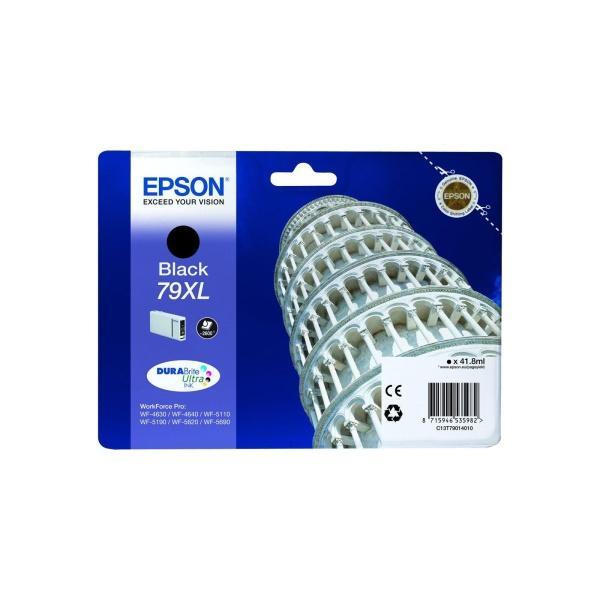 Original Epson T7901 (79XL) Negro Cartucho de Tinta - C13T79014010