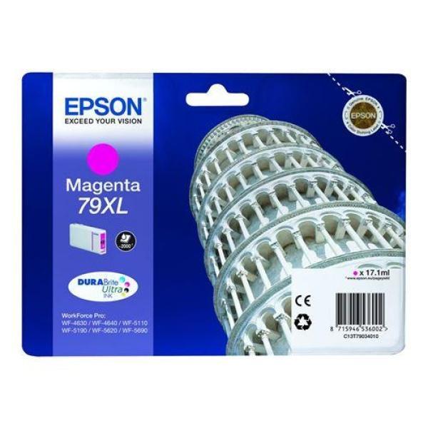 Original Epson T7903 (79XL) Magenta Cartucho de Tinta - C13T79034010