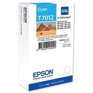 Original Epson T7012 Cyan Cartucho de Tinta - C13T70124010