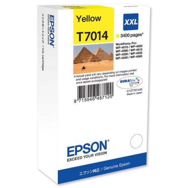 Original Epson T7014 Amarillo Cartucho de Tinta - C13T70144010