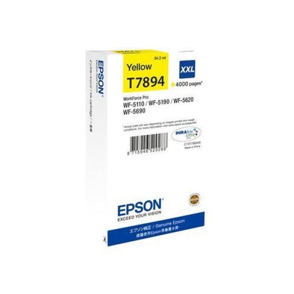 Original Epson T7894 Amarillo Cartucho de Tinta - C13T789440