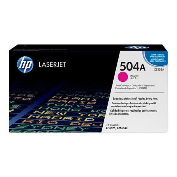 Original HP CE253A Magenta Cartucho de Toner - 504A