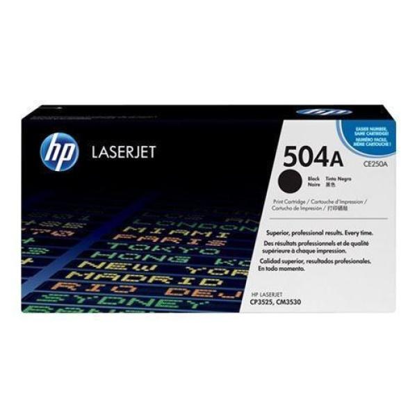 Original HP CE250A Negro Cartucho de Toner - 504A