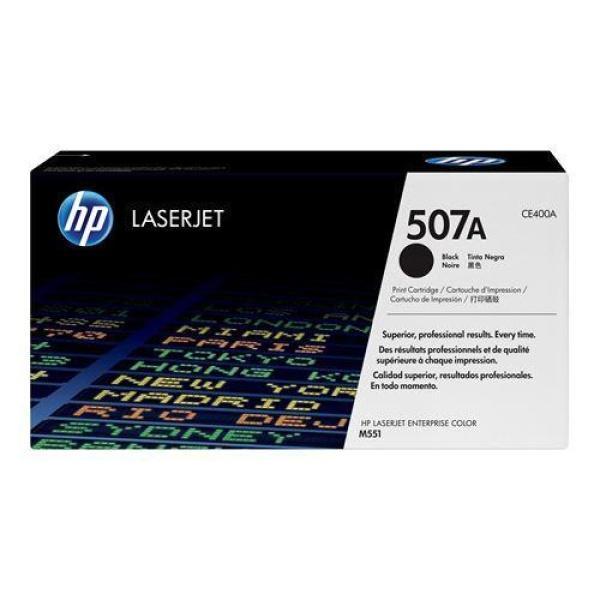 Original HP CE400A Negro Cartucho de Toner - 507A