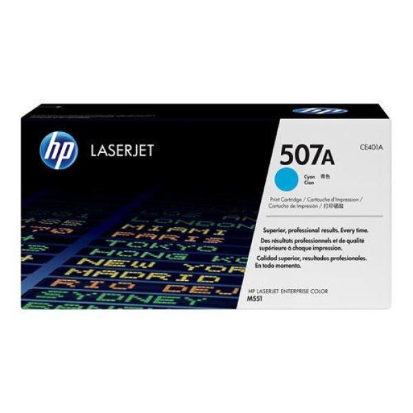 Original HP CE401A Cyan Cartucho de Toner - 507A