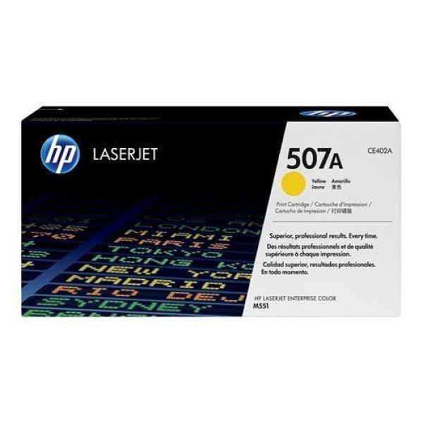 Original HP CE402A Amarillo Cartucho de Toner - 507A