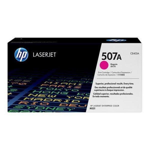 Original HP CE403A Magenta Cartucho de Toner - 507A