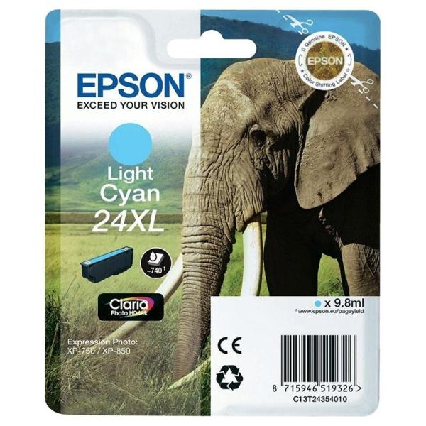 Original Epson T2435 (24XL) Cyan Light Cartucho de Tinta - C13T24354012