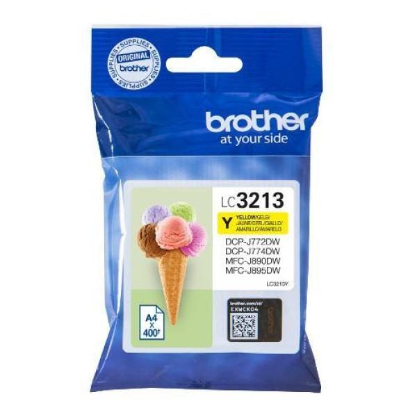 Original Brother LC3213 Amarillo Cartucho de Tinta - LC3213Y