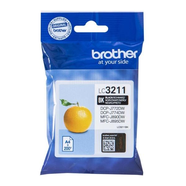 Original Brother LC3211 Negro Cartucho de Tinta - LC3211BK