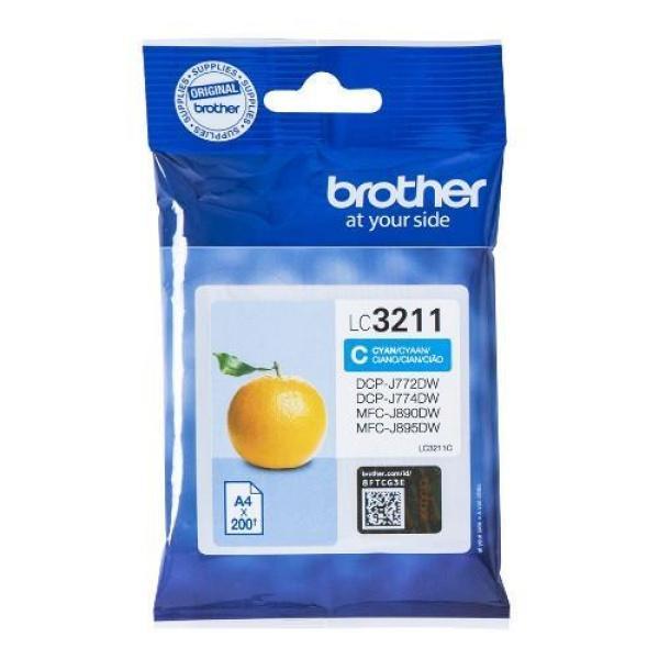 Original Brother LC3211 Cyan Cartucho de Tinta - LC3211C