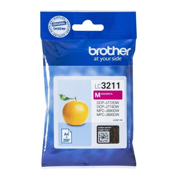 Original Brother LC3211 Magenta Cartucho de Tinta - LC3211M