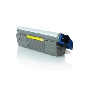 Compatible OKI C612 Amarillo Cartucho de Toner - 46507505