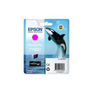 Original Epson T7603 Magenta Cartucho de Tinta - C13T76034010