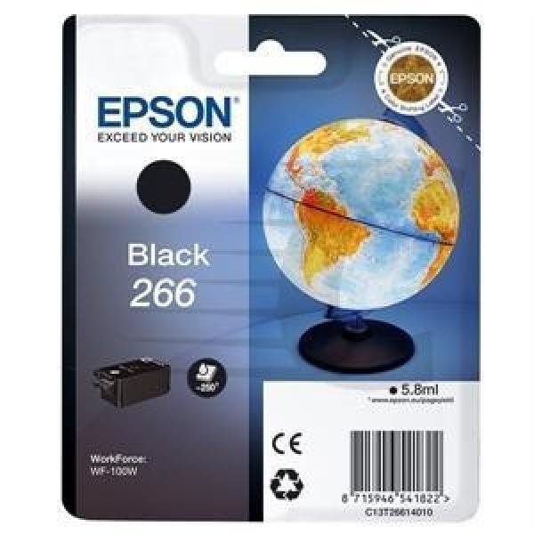 Original Epson T266 Negro Cartucho de Tinta - C13T26614010