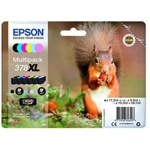 Original Epson 378XL Pack de 6 Cartuchos de Tinta Originales - C13T37984010