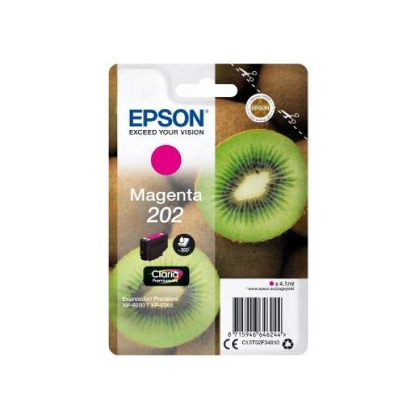 Original Epson 202 Magenta Cartucho de Tinta - C13T02F34010