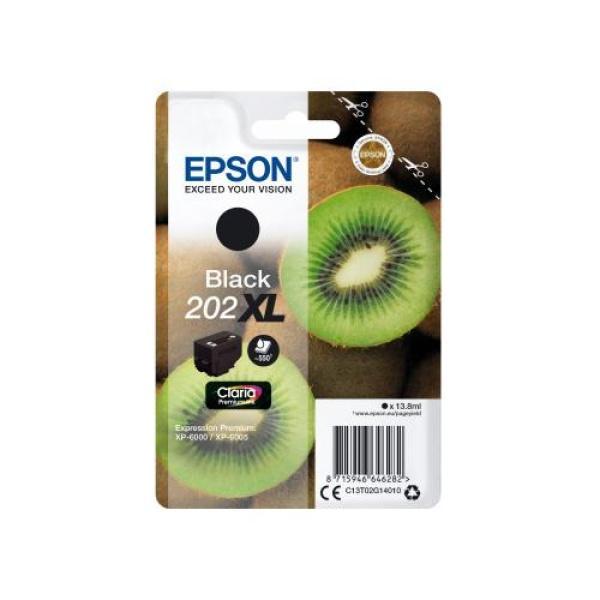 Original Epson 202XL Negro Cartucho de Tinta - C13T02G14010