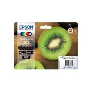 Original Epson 202 Pack de 5 Cartuchos de Tinta - C13T02E74010