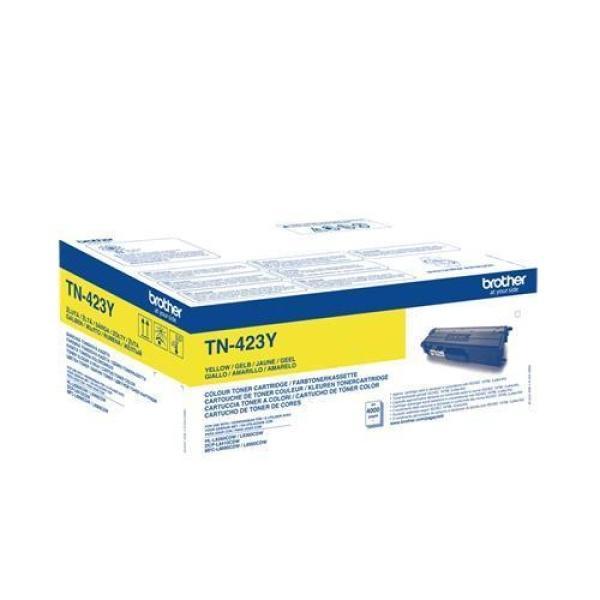 Original Brother TN423 Amarillo Cartucho de Toner - TN423Y