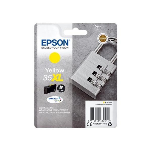 Original Epson T3594 (35XL) Amarillo Cartucho de Tinta - C13T35944010