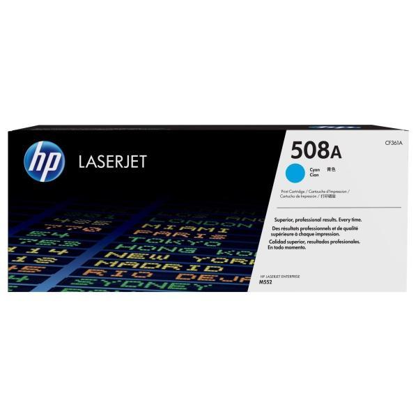 Original HP CF361A Cyan Cartucho de Toner - 508A
