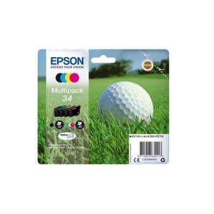 Original Epson T3466 Pack de 4 Cartuchos de Tinta Originales - C13T34664010