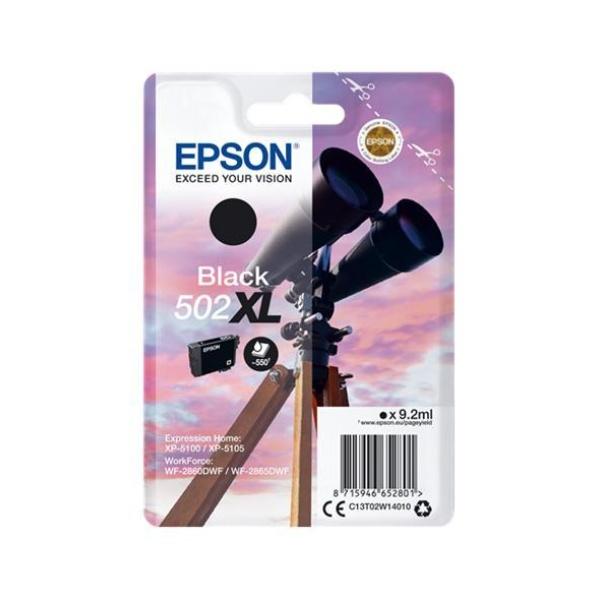 Original Epson 502XL Negro Cartucho de Tinta - C13T02W14010