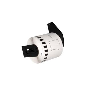 Compatible Brother DK22113 - Etiquetas  Ancho 62mm x 15,24 metros - negro sobre transparente