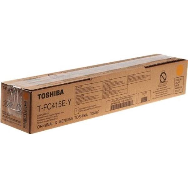 Original Toshiba T-FC415EY Amarillo Cartucho de Toner  - 6AJ00000182