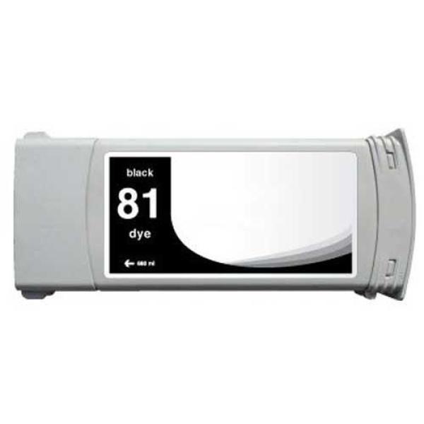 Compatible HP 81 Negro Cartucho de Tinta - C4930A
