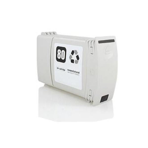 Compatible HP 80 Negro Cartucho de Tinta Pigmentada - C4871A