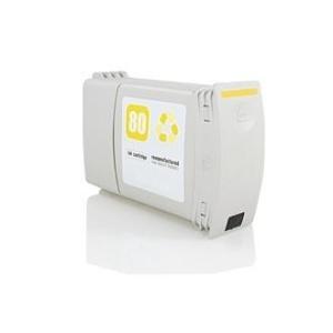 Compatible HP 80 Amarillo Cartucho de Tinta  - C4848A