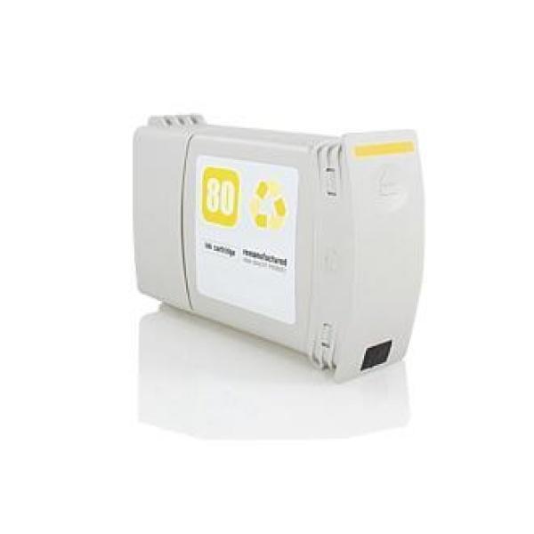 Compatible HP 80 Amarillo Cartucho de Tinta - C4848A
