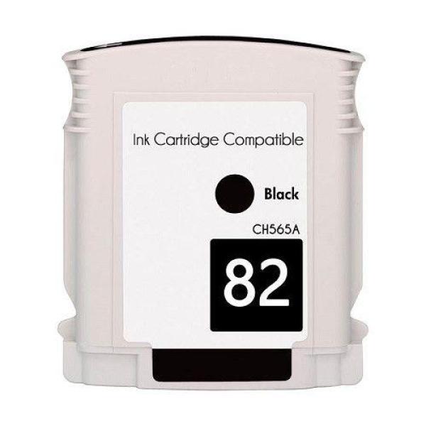 Compatible HP 82 Negro Cartucho de Tinta Pigmentada - CH565A