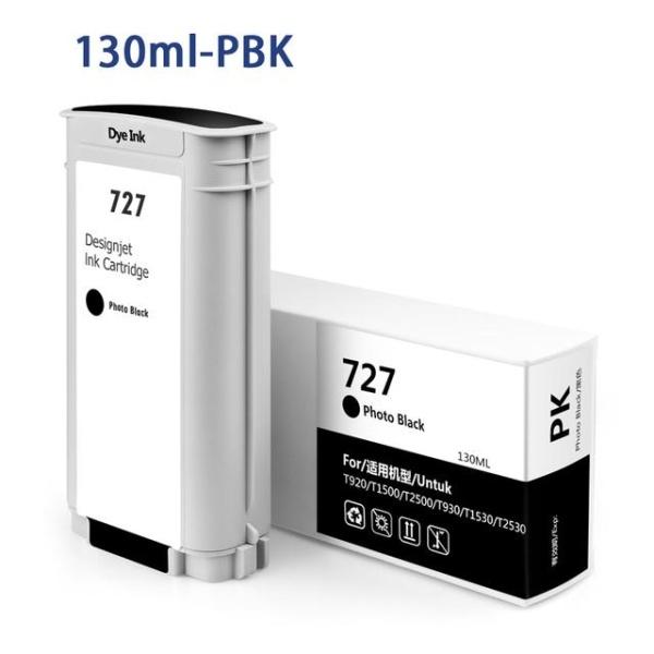 HP 727 Negro Photo Cartucho de Tinta Generico - Reemplaza B3P23A/F9J79A