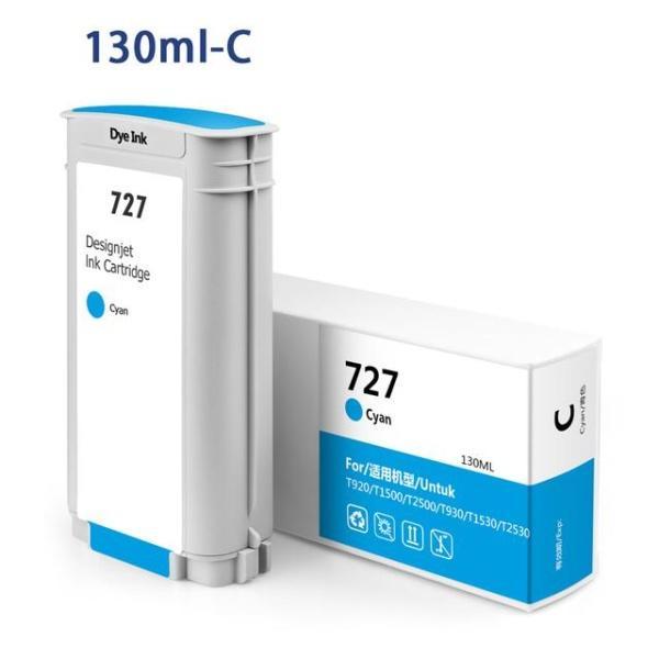 HP 727 Cyan Cartucho de Tinta Generico - Reemplaza B3P19A/F9J76A