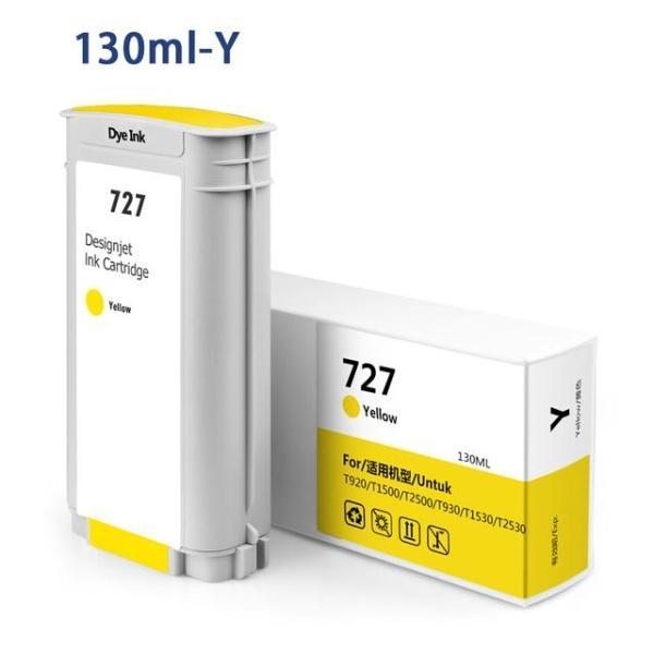HP 727 Amarillo Cartucho de Tinta Generico - Reemplaza B3P21A/F9J78A