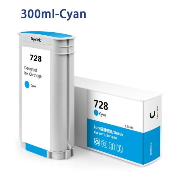 HP 728 Cyan Cartucho de Tinta Generico - Reemplaza F9J67A/F9J63A
