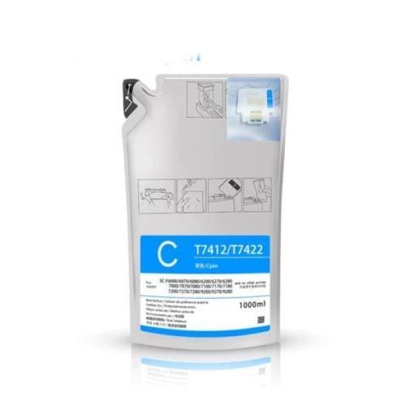 Cartucho de tinta Cian compatible Epson T7412