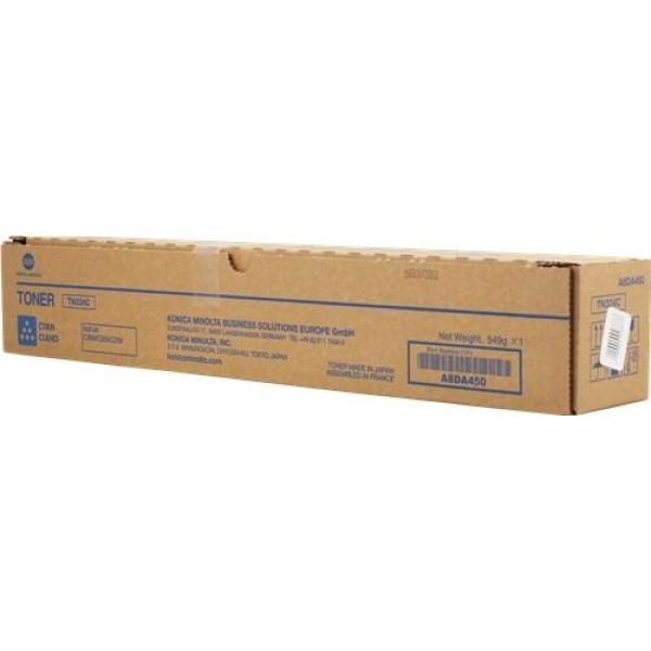 Original Konica Minolta TN324 Cyan Cartucho de Toner - A8DA450 TN324C