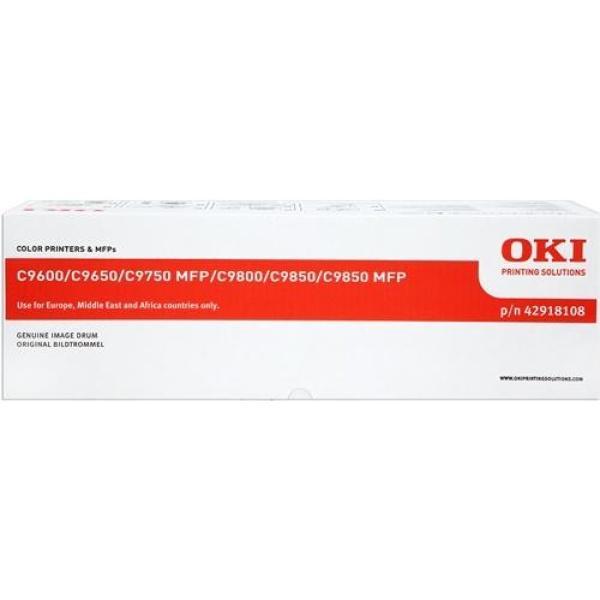 Original OKI C9600/C9650/C9655/C9800/C9850 Negro Tambor de Imagen - 42918108