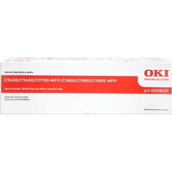 Original OKI C9600/C9650/C9655/C9800/C9850 Cyan Tambor de Imagen  - 42918107