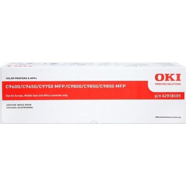 Original OKI C9600/C9650/C9655/C9800/C9850 Amarillo Tambor de Imagen  - 42918105