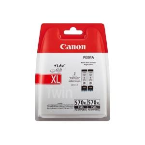 Original Canon PGI570XL Negro Pack de 2 Cartuchos de Tinta 0318C007