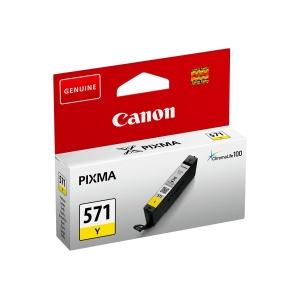 Original Canon CLI571 Amarillo Cartucho de Tinta - 0388C001
