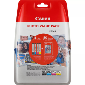 Pack ahorro XL original Canon CLI571XL
