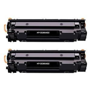 HP CE285A Negro Pack de 2 Cartuchos de Toner Genericos - Reemplaza 85A